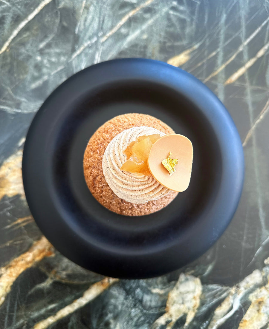 Poached Pear Chai Creme Puff